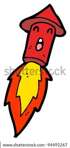 Firework Cartoon Character Stock Photo 94492267 : Shutterstock