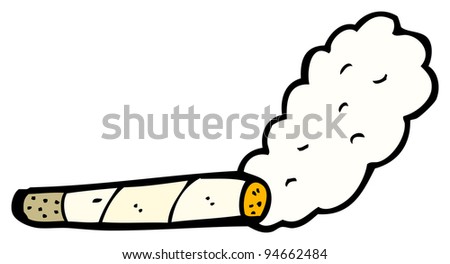 Cartoon Rolled Cigarette Stock Photo 94662484 : Shutterstock