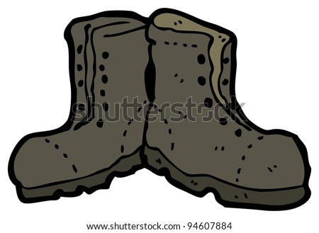 Black Boots Cartoon Stock Photo 94607884 : Shutterstock