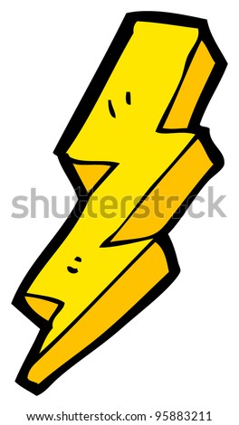 lightning bolt cartoon ez canvas