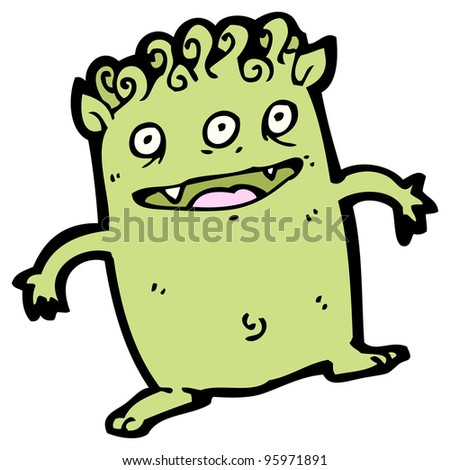 Little Alien Cartoon Stock Photo 95971891 : Shutterstock