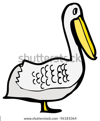 Funny Pelican Cartoon Stock Photo 96181064 : Shutterstock