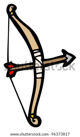 Bow And Arrow Cartoon Stock Photo 96373817 : Shutterstock