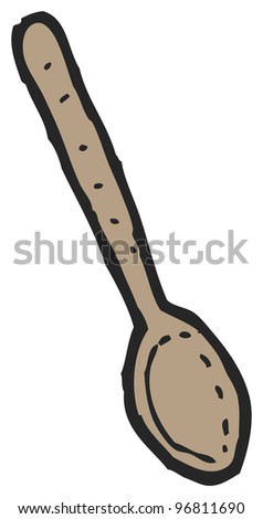 Cartoon Wooden Spoon Stock Photo 96811690 : Shutterstock