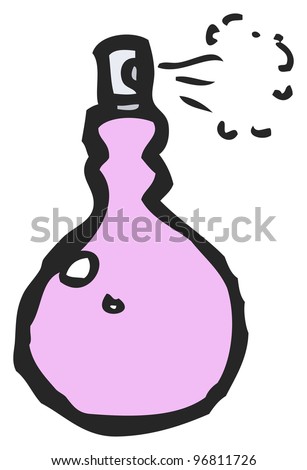 Cartoon Perfume Spray Stock Photo 96811726 : Shutterstock