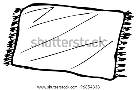 Cartoon Doodle Of A Carpet Stock Photo 96854338 : Shutterstock