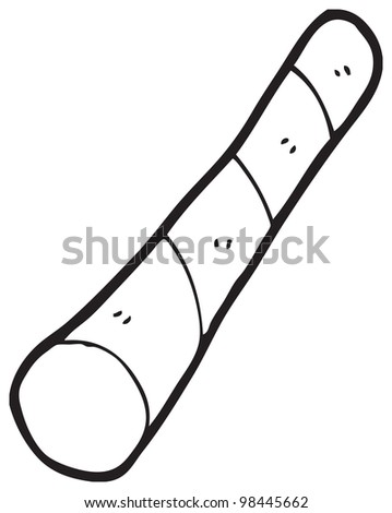 Cartoon Stick Of Rock Candy Stock Photo 98445662 : Shutterstock