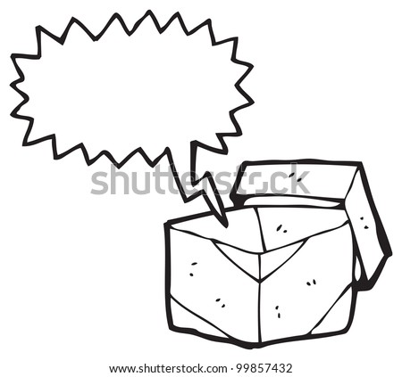 Cartoon Empty Box Stock Photo 99857432 : Shutterstock