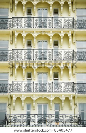 architecture detail of a building designed in the victorian era