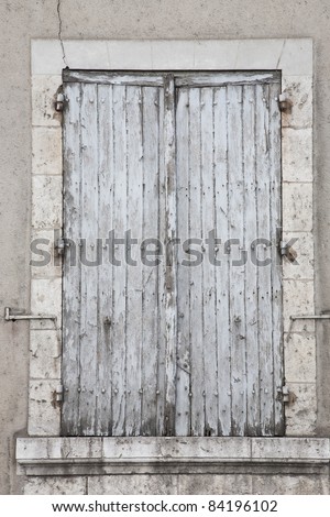Old French Window Shutters in France, Europe