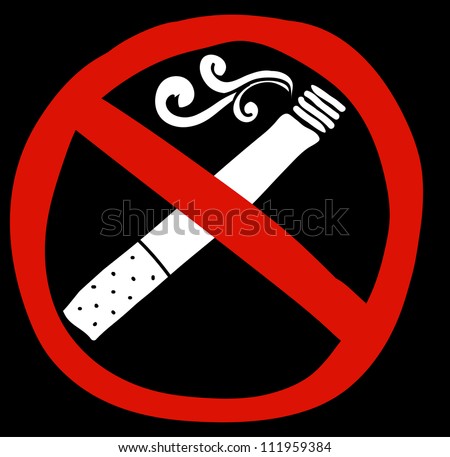 Dont Smoke Sign Stock Vector Illustration 111959384 : Shutterstock