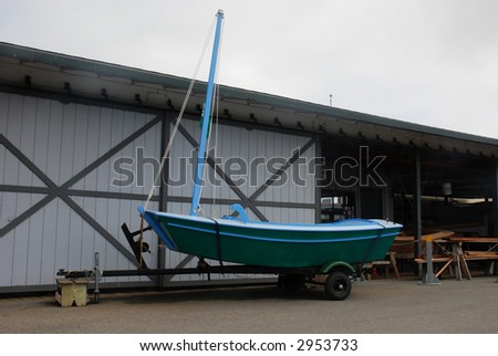 Boat making shop