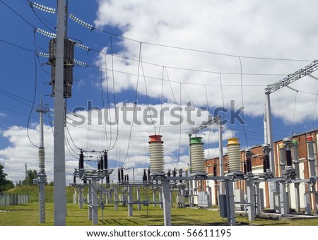 Systems of distribution and switching of power electric energy for a small city.