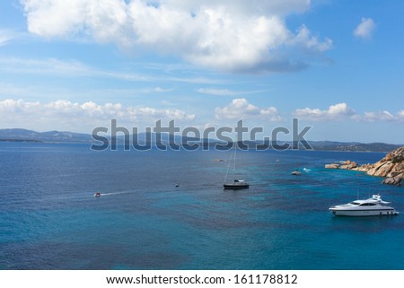 Landscape of La Maddalena archipelago, Sardinia, Italy.