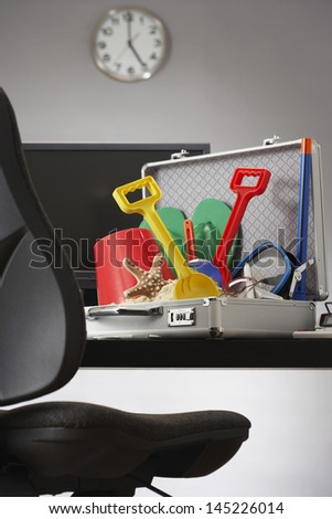 Similar – Image, Stock Photo Beach Office Sand Shovel