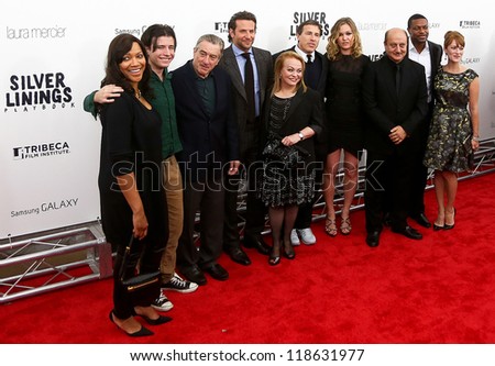 NEW YORK-NOV 12: Bradley Cooper and the cast of \