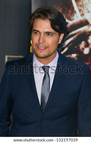 NEW YORK-MAR 19: Actor Diogo Morgado attends the opening night gala of \
