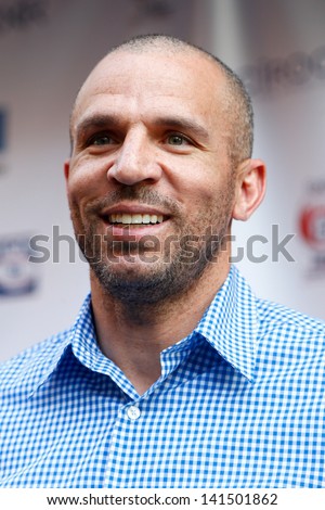 NEW YORK-MAY 30: New York Knicks player Jason Kidd attends the 5th annual Tuck\'s Celebrity Billiards Tournament at Slate NYC on May 30, 2013 in New York City.