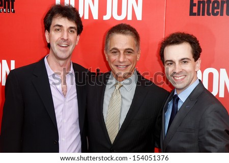 NEW YORK-SEP 12: (l-r) Jason Robert Brown, Tony Danza and Rob McClure attend the \
