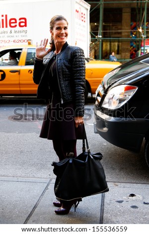 NEW YORK-SEP 23: Actress Kristian Alfonso arrives at the \'Days of our Lives: Better Living\' book tour on September 23, 2013 in New York City.