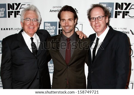 NEW YORK- OCT 8:  Producers Ron Yerxa (L), Albert Berger and actor Will Forte (C) attend the \
