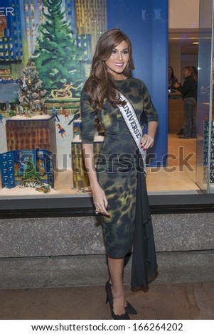 NEW YORK-DEC 4: Miss Universe Gabriela Isler attends the 81st Annual Rockefeller Center Christmas Tree Lighting Concert on December 4, 2013 in New York City.