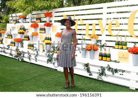 JERSEY CITY, NJ-MAY 31: Actress Lupita Nyong'o attends the 7th Annual Veuve Cliquot Polo Classic at Liberty State Park on May 31, 2014 in Jersey City, NJ.