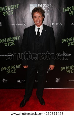 NEW YORK-OCT 4: Actor/comedian Martin Short attends the 'Inherent Vice' Centerpiece Gala Presentation & Premiere at the New York Film Festival at Alice Tully Hall on October 4, 2014 in New York City.