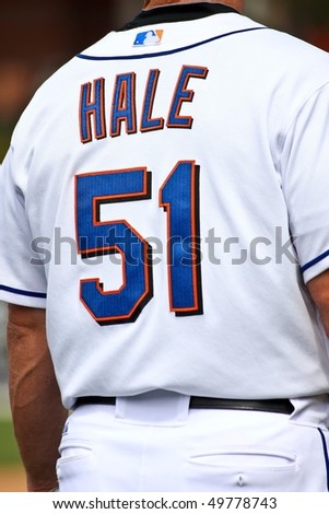 PORT ST. LUCIE, FLORIDA - MARCH 24: New York Mets third base coach Chip Hale at third base during a spring training game against the Houston Astros on March 24, 2010 in Port St. Lucie, Fla.