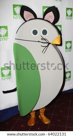 NEW YORK - OCTOBER 29: Mascot Birdie attends the 15th Annual Bette Midler\'s New York Restoration Project\'s Hulaween at the Waldorf-Astoria Hotel on October 29, 2010 in New York City.