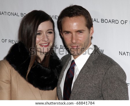 NEW YORK - JAN 11: Emily Mortimer and Alessandro Nivola attend the 2011 National Board of Review of Motion Pictures Gala at Cipriani\'s on January 11, 2011 in New York City.