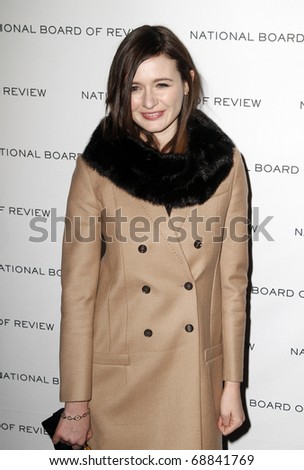 NEW YORK - JAN 11: Emily Mortimer attends the 2011 National Board of Review of Motion Pictures Gala at Cipriani\'s on January 11, 2011 in New York City.