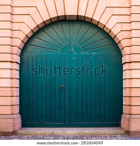old wooden  Door