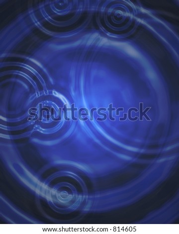 An abstract rendering of water rings