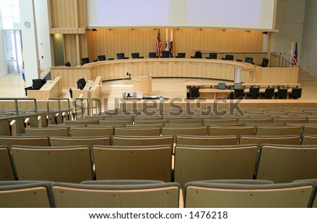 City council meeting room