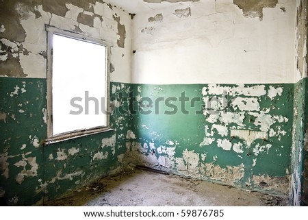 abandoned house in ruin