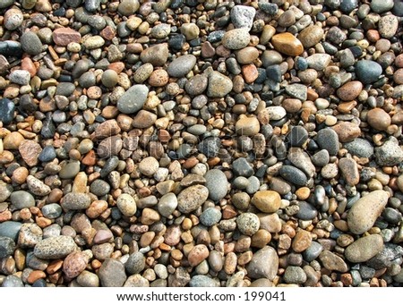 Stone/Pebble beach at  Gloucester MA Visitors  Center.