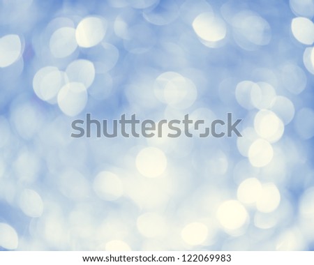 Lights on blue background