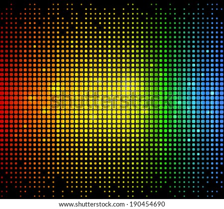 Colourful Glowing Dots Matrix Background. Vector Illustration In Eps10 ...