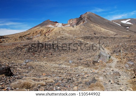 Tongariro Alpine crossing - most spectacular tramping track in New Zealand