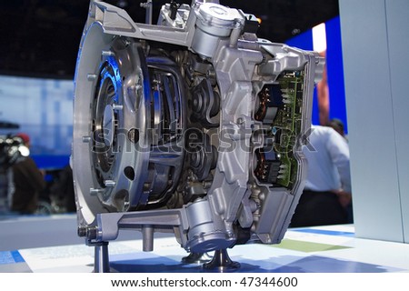 CHICAGO, IL - FEBRUARY 21: Ford transmission model 2010 at the International auto-show, February 21, 2010 in Chicago, IL