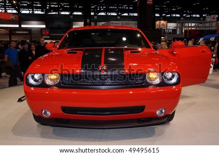 CHICAGO, IL - FEBRUARY 15: Dodge Challenger 2009 at the International auto-show, February 15, 2009 in Chicago, IL