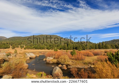 Hope Valley in fall color