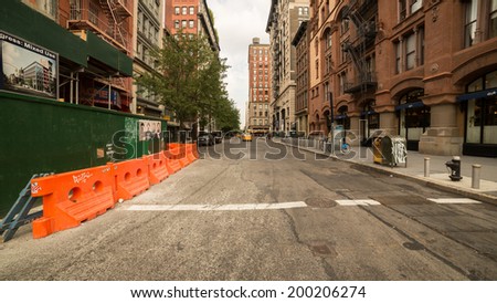 NEW YORK - JUNE 22: Greenwich Village on June 22, 2014 in New York. Greenwich Village is a largely residential neighborhood in Lower Manhattan.