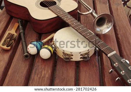 Guitar and music instruments