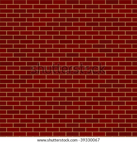 Brick wall illustration