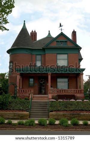 Large and elegant Victorian architecture. This fantastic home is located in the historic Lancaster Ohio.