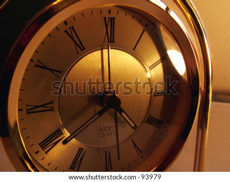 Old style roman numeral clock macro.