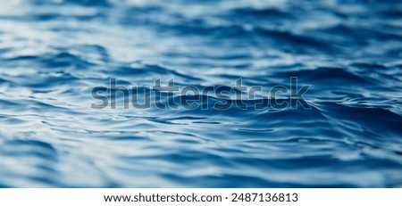 Similar – Image, Stock Photo Rippling sea at sunset in evening