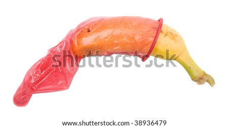 Similar – Image, Stock Photo Condom on banana in hand of crop person